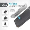 Speck Presidio2 Pro ClickLock &amp; MagSafe – iPhone 15 Pro dėklas (anglies pilka / šalta bronzinė)