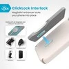 Speck Presidio2 Pro ClickLock &amp; MagSafe – iPhone 16 Pro dėklas (balintas kaulas / „Heirloom Gold“ / Hazel Brown)
