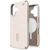 Speck Presidio2 Pro ClickLock &amp; MagSafe – dėklas, skirtas iPhone 16 (balintas kaulas / Heirloom Gold / Hazel Brown)