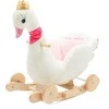 Supamas žaislas su ratukais ir melodija Baby Mix Swan, balta