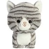 „Teddy Pets“ pliušinis žaislas / glamonė katėms, pilka dryžuota katė, 17 cm
