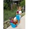 Vaikiškas daugiafunkcis vežimėlis BAYO Daisy 60 cm raudonas
