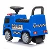 Vaikiškas dviratis su garsu Mercedes Baby Mix POLICE mėlynas