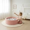 Vaikų sausas baseinas su kamuoliukais New Baby rožinė