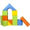 Vell Foam Blocks – Giant Building Set 11 pcs yellow-žalias-oranžinis-light mėlynas