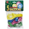 Viborg Bini Number 6 Balloons, 5 Pieces