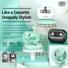 WEKOME VA06 Vanguard serija – Bluetooth V5.2 TWS belaidės ausinės su įkrovimo dėklu (žalia)