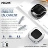 WEKOME VB09 Cyerin serija – Bluetooth belaidės ausinės V5.3 TWS su įkrovimo dėklu (balta)