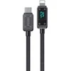 WEKOME WDC-08 Vanguard serija – USB-C prie žaibiško įkrovimo PD 20 W 1 m jungties kabelis (Tarnish)