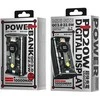 WEKOME WP-333 Vanguard serija – maitinimo blokas 10000 mAh Super Charging PD 20W + QC 22.5W (juodas / skaidrus)