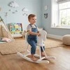 Wooden Rocking Horse for Children Baby Mix baltas