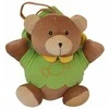 Žalias pliušinis žaislas „Baby Mix Teddy Bear“ su žaidimo mašina