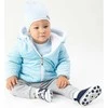 Žieminis paltas kūdikiui su kepure Nicol Kids Winter mėlynas, dydis 68 (4-6m), 68 (4-6m)