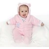 Žieminis paltas New Baby Nice Bear rožinis, 86 (12-18m), 86 (12-18m) dydis
