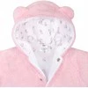 Žieminis paltas New Baby Nice Bear rožinis, dydis 80 (9-12m), 80 (9-12m)