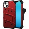 ZIZO BOLT serija – dėklas, skirtas iPhone 14 (raudonas)
