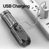Taktinis LED prožektorius, pakraunamas USB