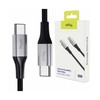 Allity Sp. z o.o. "Allity" kabelis AUC-01 USB-C - USB-C 1,0 m 100W juodas