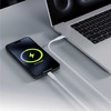 Allity Sp. z o.o. „Allity“ kabelis AUC-02 USB-C - USB-C 1,0 m 100W baltas