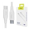 Allity Sp. z o.o. „Allity“ kabelis AUC-02 USB-C - USB-C 1,0 m 100W baltas
