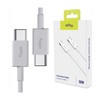 Allity Sp. z o.o. „Allity“ kabelis AUC-03 USB-C - USB-C 1,0 m 100W baltas