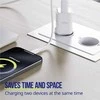 "Allity" sieninis įkroviklis GaN PD QC ATC-01-30WAC 1x USB-C 1x USB-A 30W baltas