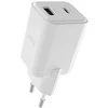 "Allity" sieninis įkroviklis GaN PD QC ATC-01-30WAC 1x USB-C 1x USB-A 30W baltas