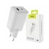 "Allity" sieninis įkroviklis GaN PD QC ATC-01-45WAC 1x USB-C 1x USB-A 45W baltas