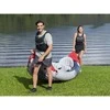 Bestway Kayak Rapid X3 pripučiamas 3-vietis + krepšys irklams 381x100 cm 65132