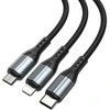 BWOO greitas 3 in 1 USB 3A įkrovimo kabelis X274