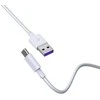 Devia kabelis Shark EC306 USB - USB-C 1,5 m 5A baltos spalvos