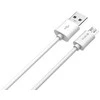 USB laidas Devia Smart microUSB 1.0m baltas