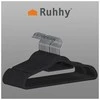 Clothes hanger 20pcs - juodas Ruhhy 22536
