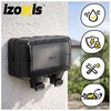 Double external socket 17x11x10cm Izoxis