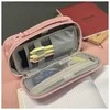 Double extendable pencil case - pink Maaleo 24517