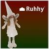Fairy - Christmas figurine baltas Ruhhy 22342