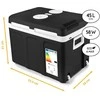 FIRSTAUSTRIA TZS First Austria Thermoelectric Cooling Box, 45L (40L Net), F, AC/DC, TROLLEY FA-5170-2-BA