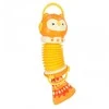Vaikiškas muzikinis akordeonas Oranžinė pelėda, 33 cm