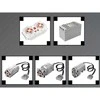 Jokomisiada Construction blocks Remote-controlled FORKLIFT, mobile, 722 pieces, ZA5796