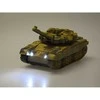 Jokomisiada RC Tank with Remote Control, Rotating Turret, Lights, Realistic Sound