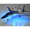 Jokomisiada „Sky Show Airplane“ – lengvas sulankstomas putplasčio lėktuvas su LED ir USB varikliu RC0721