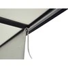 Vevor Jokomisiada Garden PERGOLA Para Sole ZONA 3x3x2m Atsparus vandeniui roofing ROLLERS SP0836