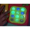 Jokomisiada Spalvingas mygtukinis telefonas groja melodijas ir šviesas ZA4625