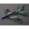 Jokomisiada Foldable lightweight foam airplane flies LED lights propeller USB charging ZA5583