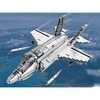 Jokomisiada Techniniai blokai Licencijuotas amerikiečių naikintuvas F-35 Lightning II 1600 dalių ZA5799