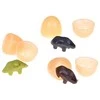 Jokomisiada Large robot dinosaur walks, roars, LAYS EGGS, light effects pair ZA5716