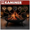 Tripod garden grill 167x58cm Kaminer