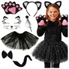 7-piece cat costume - juodas Kruzzel 26745