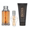 HUGO BOSS Boss The Scent rinkinys vyrams (EDT, 100 ml + EDT, 10 ml + dušo želė, 100 ml)