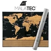 Malatec Nutrinamas pasaulio žemėlapis su vėliavomis, 23443